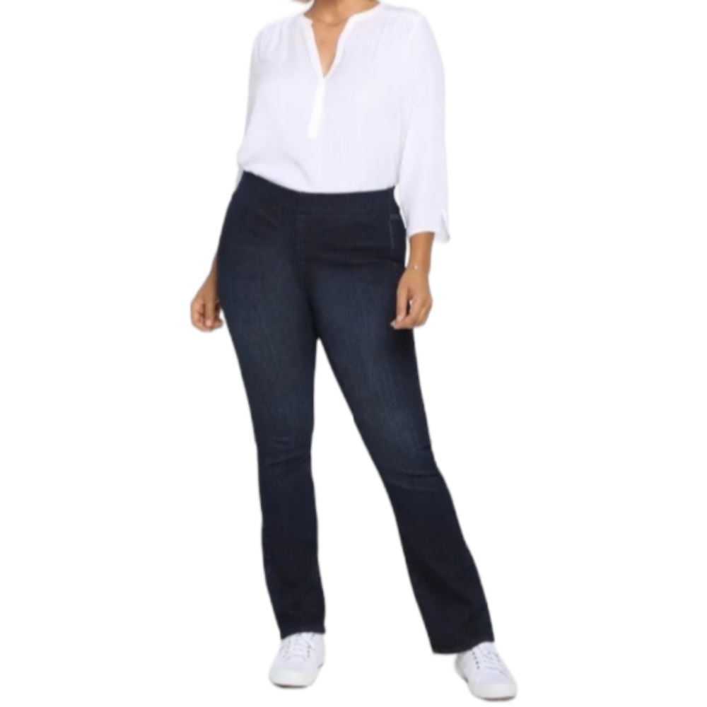 NYDJ Pull On Slim Bootcut Kensie Dark Washed 1 x never worn. Size 1X NO tag.
